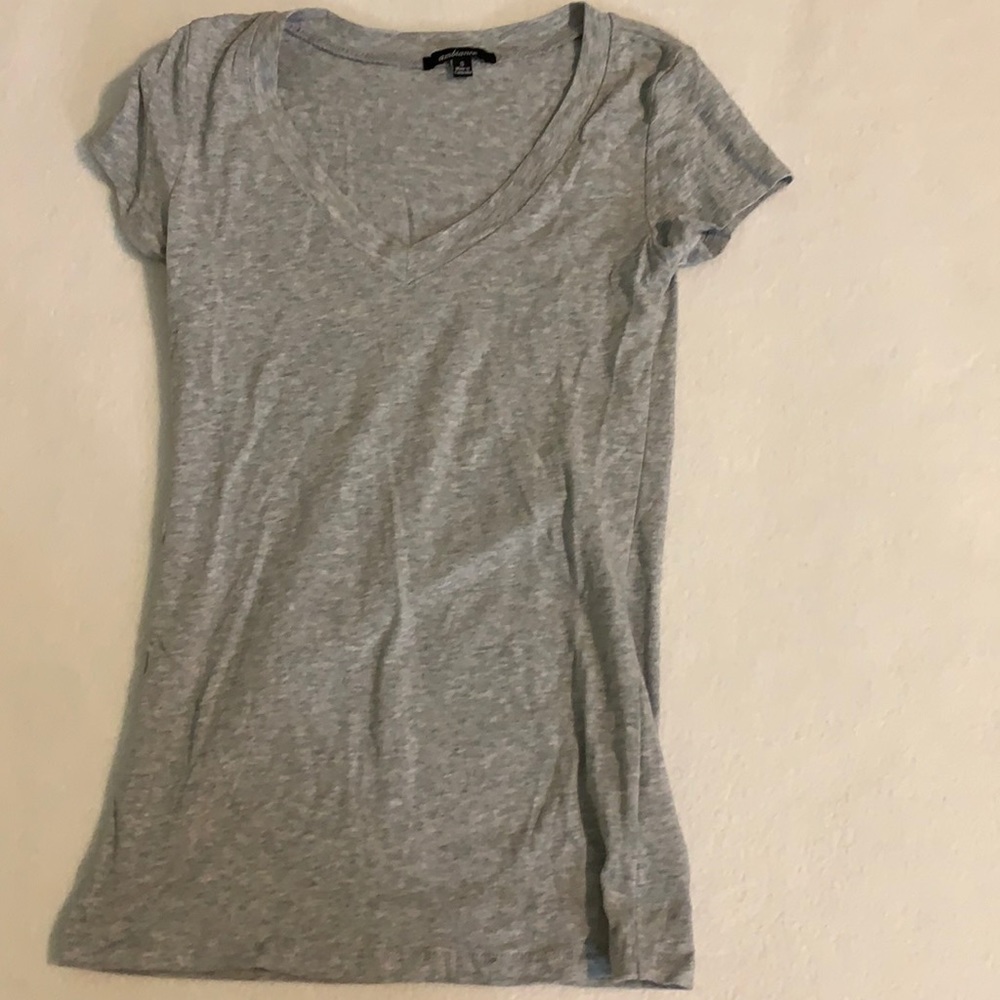 Grey V-Neck
